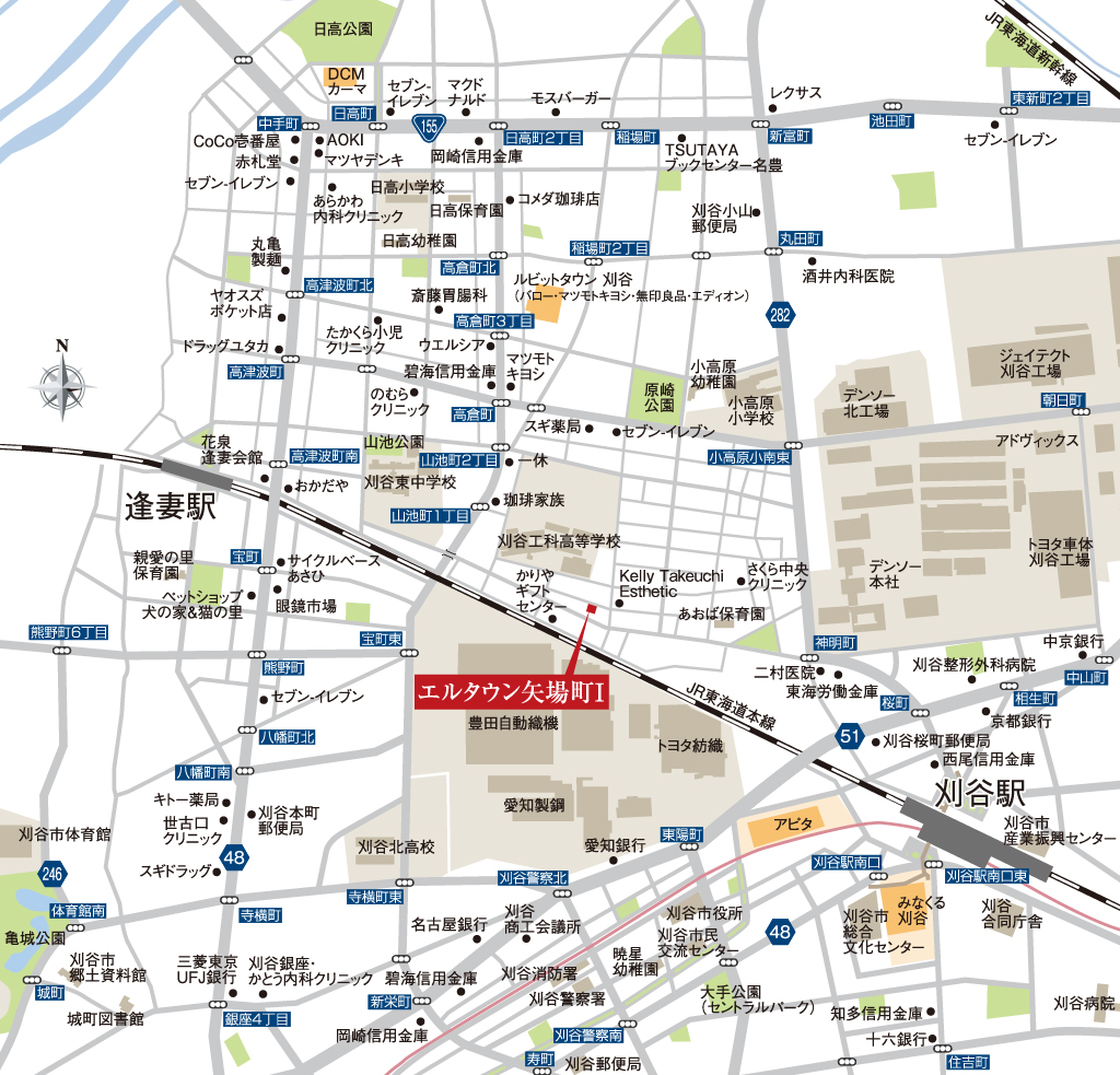 エルタウン矢場町Ⅰマップ